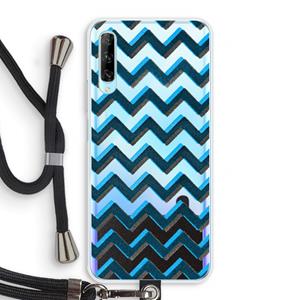 CaseCompany Onderbroken lijn: Huawei P Smart Pro Transparant Hoesje met koord