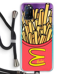 CaseCompany McElodie: Oppo A92 Transparant Hoesje met koord
