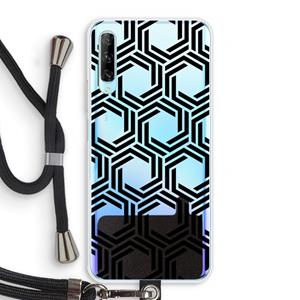 CaseCompany Geometrisch patroon: Huawei P Smart Pro Transparant Hoesje met koord