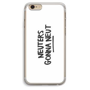 CaseCompany Neuters: iPhone 6 Plus / 6S Plus Transparant Hoesje