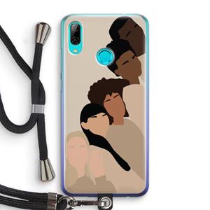 CaseCompany Sweet creatures: Huawei P Smart (2019) Transparant Hoesje met koord