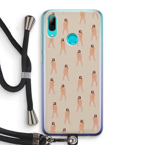 CaseCompany You're so golden: Huawei P Smart (2019) Transparant Hoesje met koord