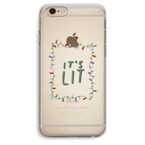 CaseCompany It's Lit: iPhone 6 Plus / 6S Plus Transparant Hoesje