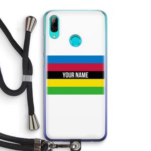 CaseCompany WK Wielrennen: Huawei P Smart (2019) Transparant Hoesje met koord