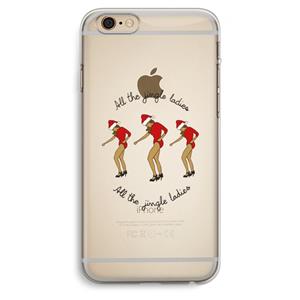 CaseCompany Jingle Ladies: iPhone 6 Plus / 6S Plus Transparant Hoesje