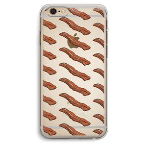 CaseCompany Bacon to my eggs #2: iPhone 6 Plus / 6S Plus Transparant Hoesje