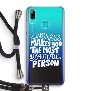 CaseCompany The prettiest: Huawei P Smart (2019) Transparant Hoesje met koord