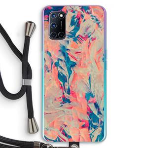 CaseCompany Alone: Oppo A92 Transparant Hoesje met koord