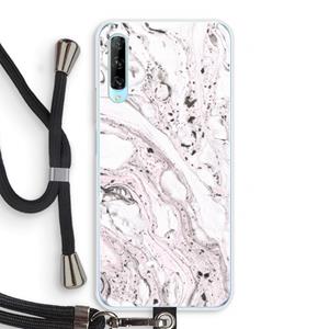 CaseCompany Mengelmoes: Huawei P Smart Pro Transparant Hoesje met koord