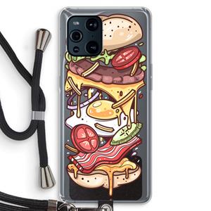 CaseCompany Diet Coke Please: Oppo Find X3 Transparant Hoesje met koord