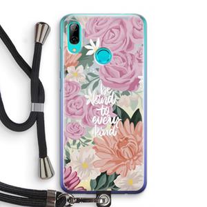 CaseCompany Kindness matters: Huawei P Smart (2019) Transparant Hoesje met koord