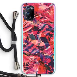 CaseCompany California: Oppo A92 Transparant Hoesje met koord