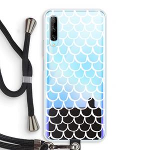 CaseCompany Dakpannetjes: Huawei P Smart Pro Transparant Hoesje met koord