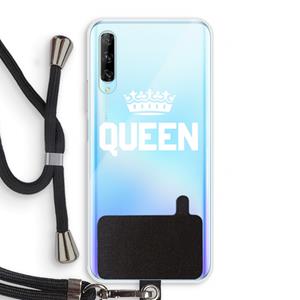 CaseCompany Queen zwart: Huawei P Smart Pro Transparant Hoesje met koord