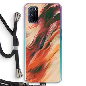 CaseCompany Forgotten Lands: Oppo A92 Transparant Hoesje met koord