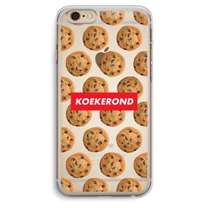 CaseCompany Koekerond: iPhone 6 Plus / 6S Plus Transparant Hoesje
