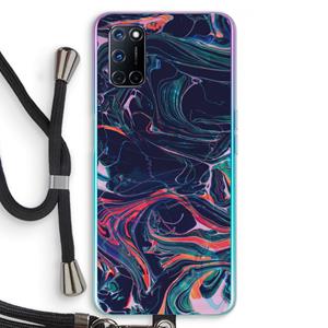 CaseCompany Light Years Beyond: Oppo A92 Transparant Hoesje met koord