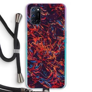 CaseCompany Lucifer: Oppo A92 Transparant Hoesje met koord