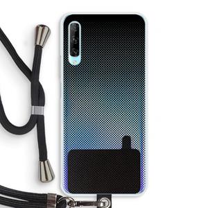CaseCompany Musketon Halftone: Huawei P Smart Pro Transparant Hoesje met koord