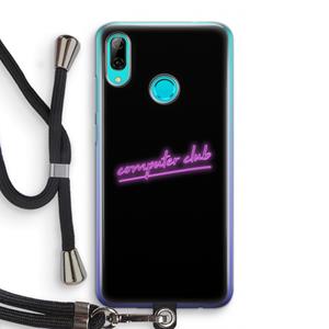 CaseCompany Vice Black: Huawei P Smart (2019) Transparant Hoesje met koord