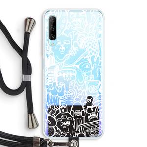 CaseCompany Vexx Mixtape #2: Huawei P Smart Pro Transparant Hoesje met koord