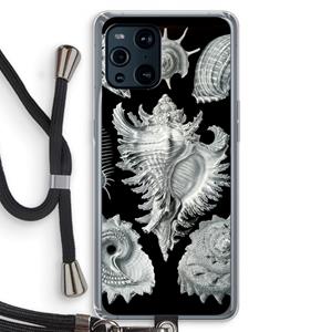 CaseCompany Haeckel Prosobranchia: Oppo Find X3 Transparant Hoesje met koord