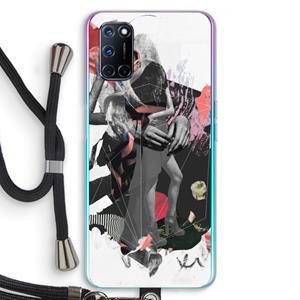 CaseCompany Dissimulation du réel: Oppo A92 Transparant Hoesje met koord