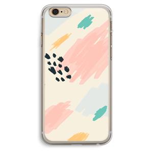 CaseCompany Sunday Chillings: iPhone 6 Plus / 6S Plus Transparant Hoesje