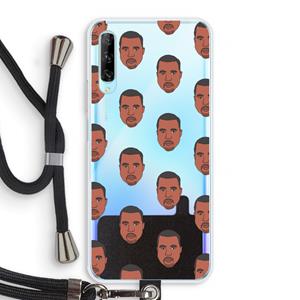 CaseCompany Kanye Call Me℃: Huawei P Smart Pro Transparant Hoesje met koord