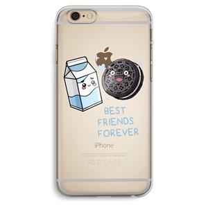 CaseCompany Best Friend Forever: iPhone 6 Plus / 6S Plus Transparant Hoesje