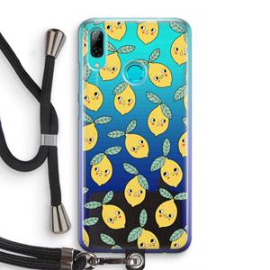 CaseCompany Citroenen: Huawei P Smart (2019) Transparant Hoesje met koord