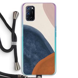 CaseCompany Geo #1: Oppo A92 Transparant Hoesje met koord