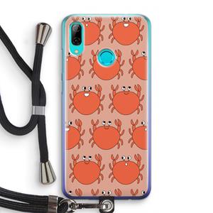 CaseCompany Krab: Huawei P Smart (2019) Transparant Hoesje met koord