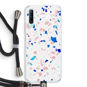 CaseCompany Terrazzo N°6: Huawei P Smart Pro Transparant Hoesje met koord
