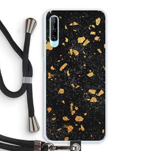CaseCompany Terrazzo N°7: Huawei P Smart Pro Transparant Hoesje met koord