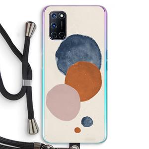 CaseCompany Geo #4: Oppo A92 Transparant Hoesje met koord
