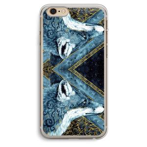 CaseCompany Golden Fox: iPhone 6 Plus / 6S Plus Transparant Hoesje