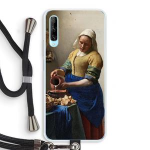 CaseCompany The Milkmaid: Huawei P Smart Pro Transparant Hoesje met koord