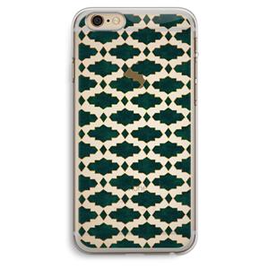 CaseCompany Moroccan tiles: iPhone 6 Plus / 6S Plus Transparant Hoesje