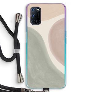 CaseCompany Geo #6: Oppo A92 Transparant Hoesje met koord