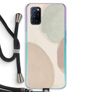CaseCompany Geo #8: Oppo A92 Transparant Hoesje met koord