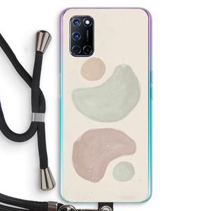 CaseCompany Geo #10: Oppo A92 Transparant Hoesje met koord