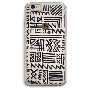 CaseCompany Marrakech print: iPhone 6 Plus / 6S Plus Transparant Hoesje