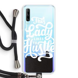 CaseCompany Hustle Lady: Huawei P Smart Pro Transparant Hoesje met koord