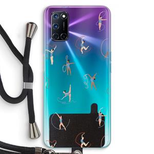 CaseCompany Dancing #3: Oppo A92 Transparant Hoesje met koord