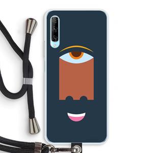 CaseCompany Mono M: Huawei P Smart Pro Transparant Hoesje met koord