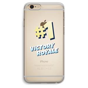 CaseCompany Victory Royale: iPhone 6 Plus / 6S Plus Transparant Hoesje