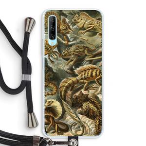 CaseCompany Haeckel Lacertilia: Huawei P Smart Pro Transparant Hoesje met koord