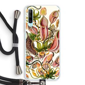 CaseCompany Haeckel Nepenthaceae: Huawei P Smart Pro Transparant Hoesje met koord
