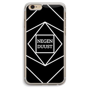 CaseCompany Negenduust geometrisch: iPhone 6 Plus / 6S Plus Transparant Hoesje